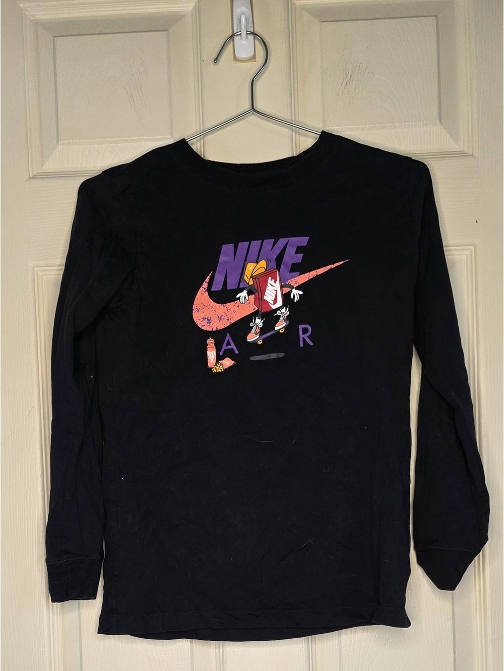 Nike The Nike Tee Black Long Sleeve Shirt Size Large